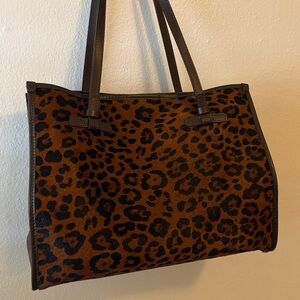 Divina Firenze Leopard Tote Bag